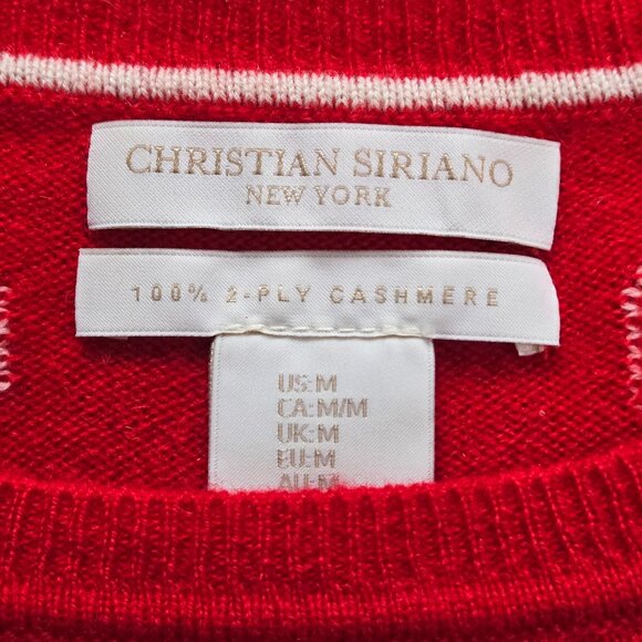 NWOT Christian Siriano 100% Cashmere Heart Sweater - Picture 3 of 15